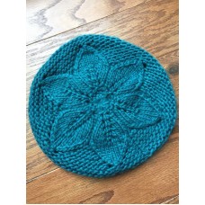 Mujers Teal Green/blue Knit Beret Hat  eb-67722775